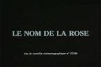 Le Nom de la Rose